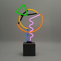 Neon 'Art with Green Triangle' Sign - Locomocean Ltd