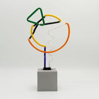 Neon 'Art with Green Triangle' Sign - Locomocean Ltd