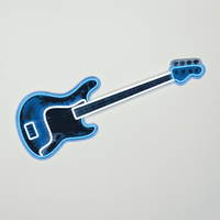 'Bass Guitar' Neon LED Sign - Wall Mounted - Locomocean Ltd