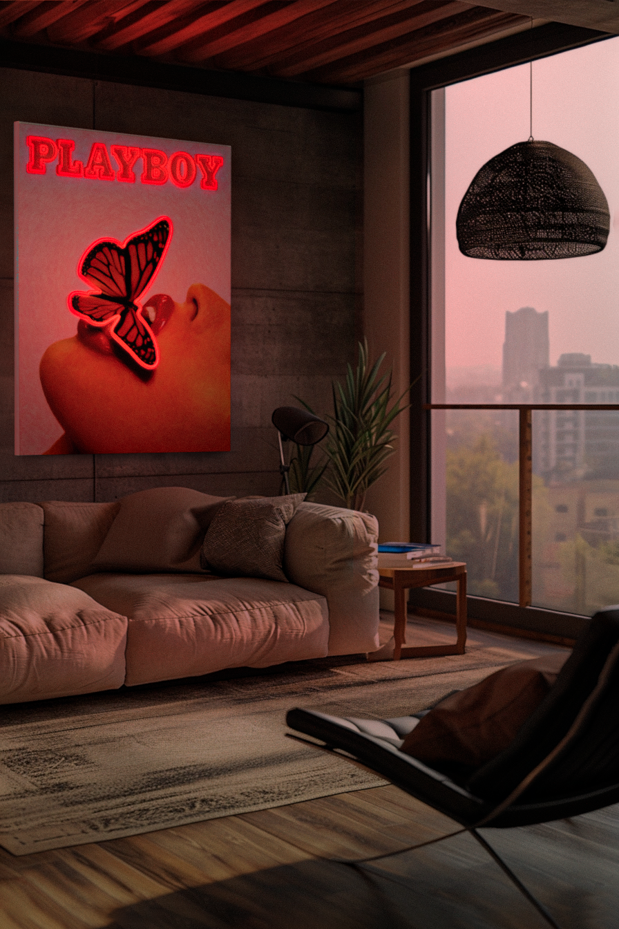 Playboy X Locomocean - Butterfly Cover (LED Neon) - Locomocean Ltd
