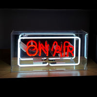 'On Air' Glass Neon Sign - Locomocean Ltd