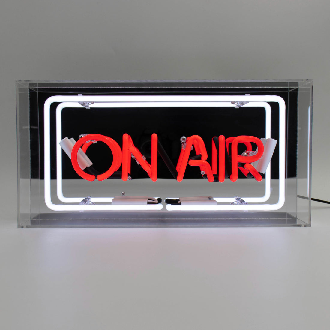 'On Air' Glass Neon Sign - Locomocean Ltd