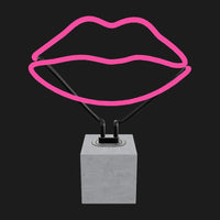 Neon 'Lips' Sign