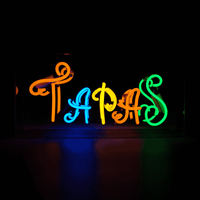 'Tapas' Glass neon Sign - Locomocean Ltd
