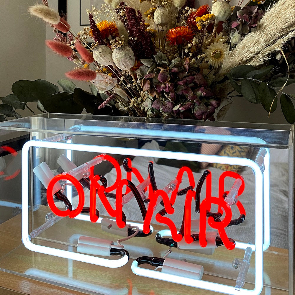 'On Air' Acrylic Box Neon Light - Locomocean Ltd