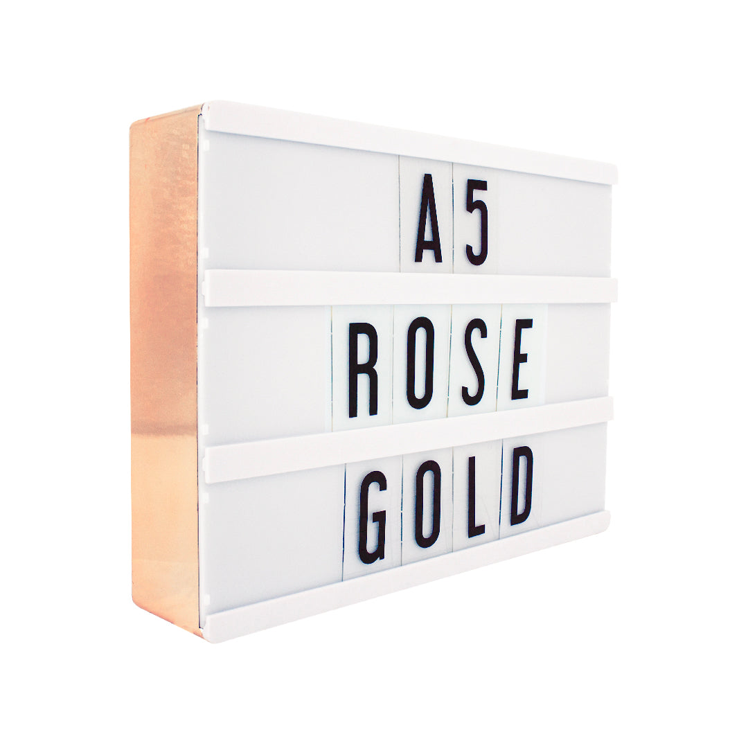 A5 Rose Gold Lightbox - Locomocean Ltd