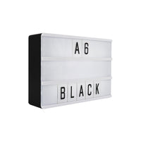 A6 Magnetic Lightbox - Black - Locomocean Ltd