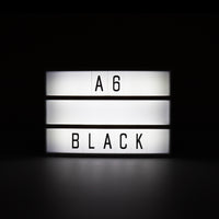 A6 Magnetic Lightbox - Black - Locomocean Ltd