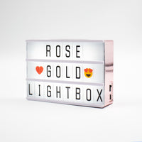 A6 Magnetic Lightbox - Rose Gold - Locomocean Ltd