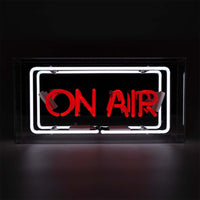 'On Air' Glass Neon Sign - Locomocean Ltd