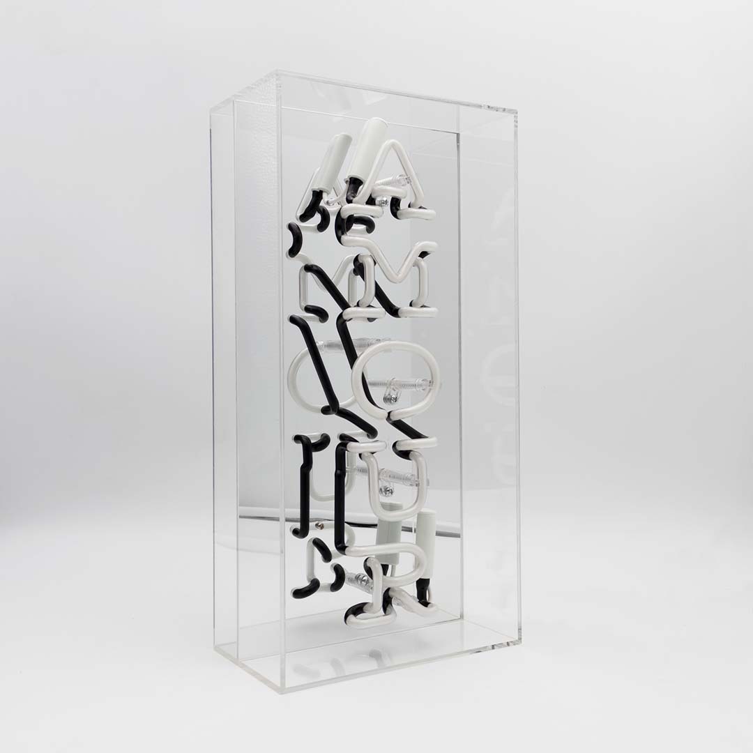 'Amour' Glass Neon Sign - Locomocean Ltd