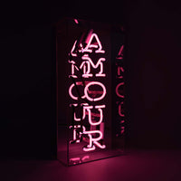 'Amour' Glass Neon Sign - Locomocean Ltd