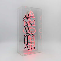'Amour' Glass Neon Sign - Locomocean Ltd