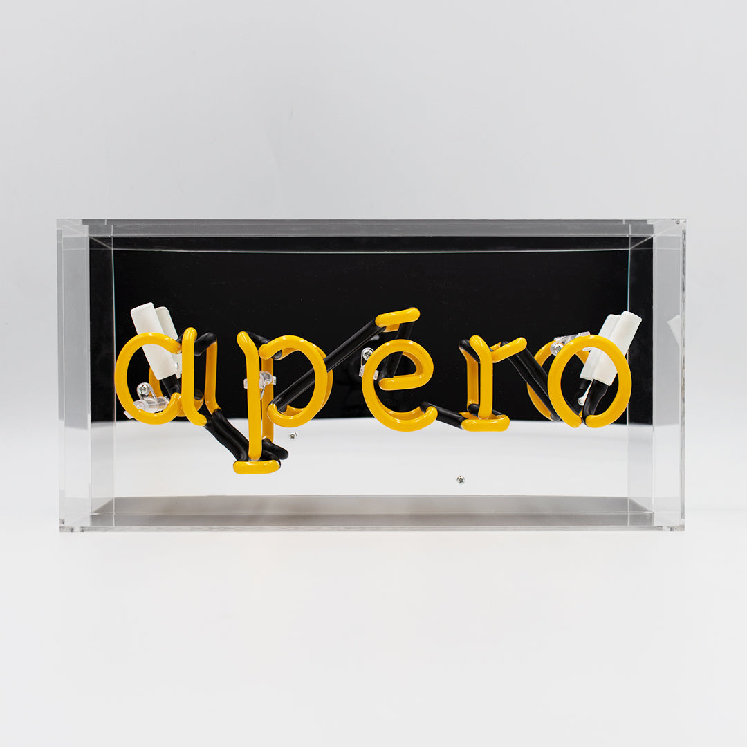 'Apéro' Glass Neon Sign - Locomocean Ltd