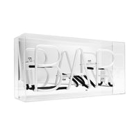 'Bar' Glass Neon Sign - PINK - Locomocean Ltd