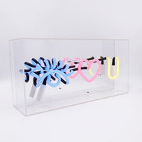 'Eye Love You' Glass Neon Sign - Locomocean Ltd