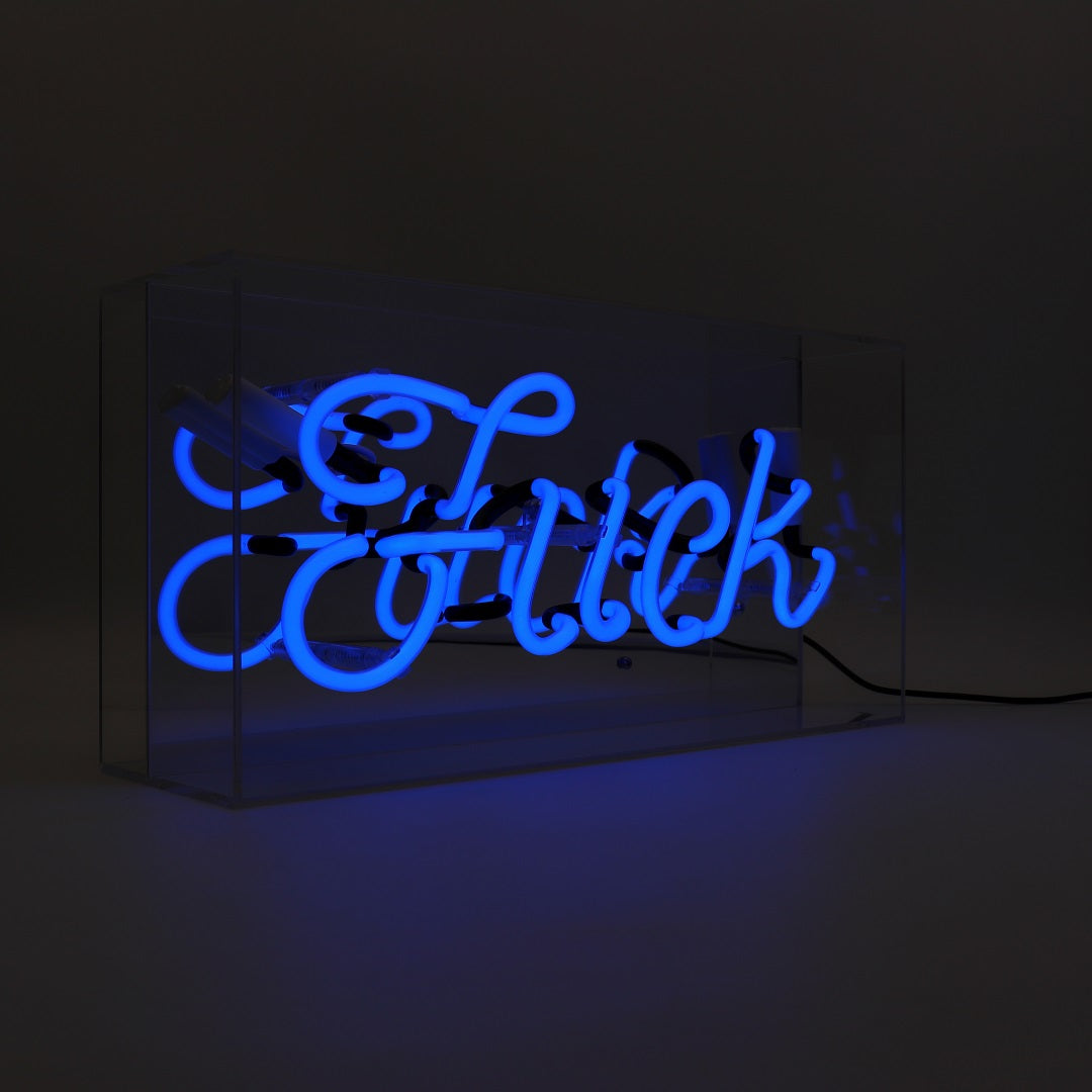 'Fuck' Glass Neon Sign - Locomocean Ltd