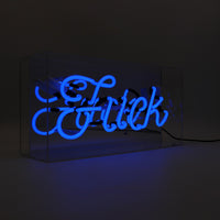 'Fuck' Glass Neon Sign - Locomocean Ltd