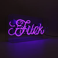 'Fuck' Glass Neon Sign - Locomocean Ltd