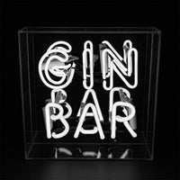 'GIN Bar' Acrylic Box Neon Light - Locomocean Ltd