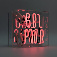 'Girl Power' Mini Glass Neon Sign - Locomocean Ltd