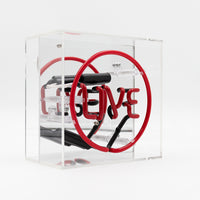 'Live' Mini Glass Neon Sign - Locomocean Ltd