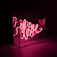 'Love' Mini Glass Neon Sign - Locomocean Ltd