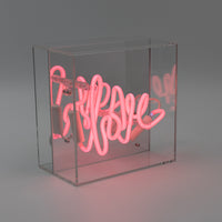 'Love' Mini Glass Neon Sign - Locomocean Ltd