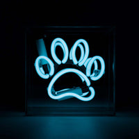 'Paw' Mini Glass Neon Sign - Locomocean Ltd