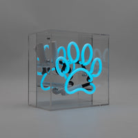 'Paw' Mini Glass Neon Sign - Locomocean Ltd
