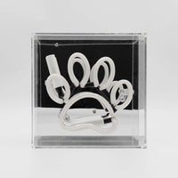 'Paw' Mini Glass Neon Sign - Locomocean Ltd
