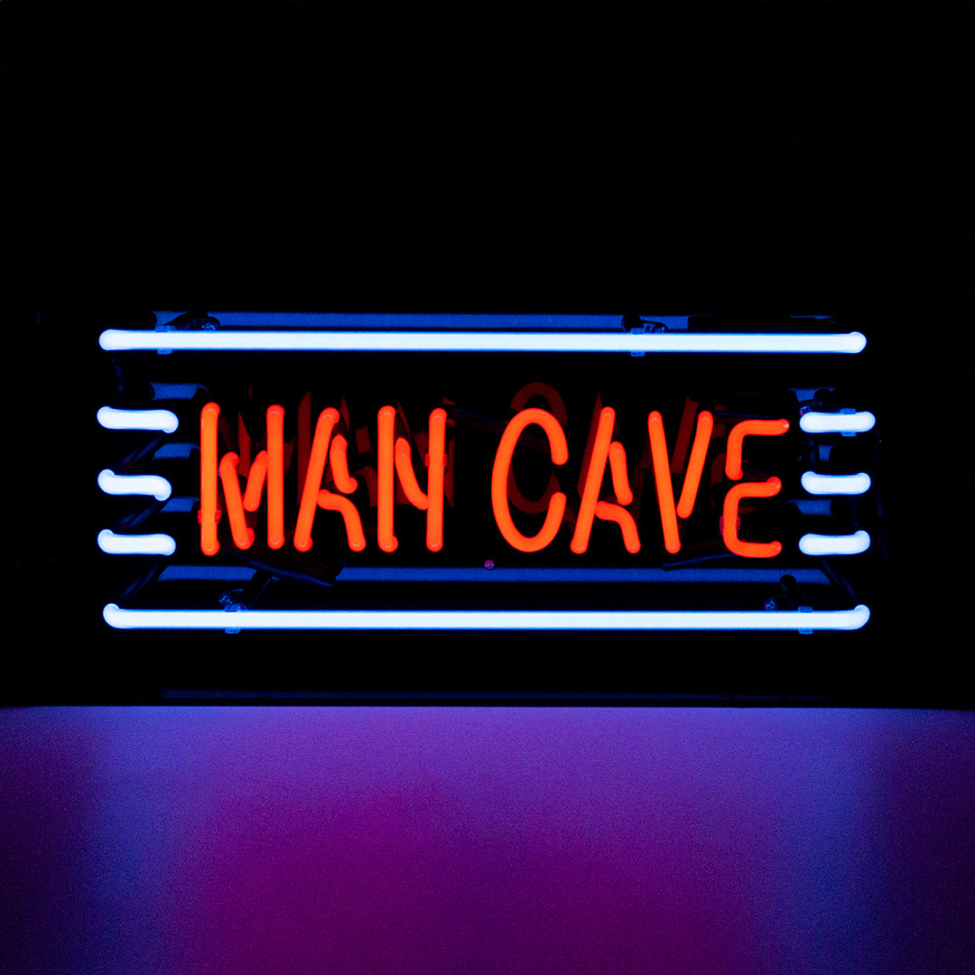 Man Cave Glass Neon Sign Locomocean Ltd