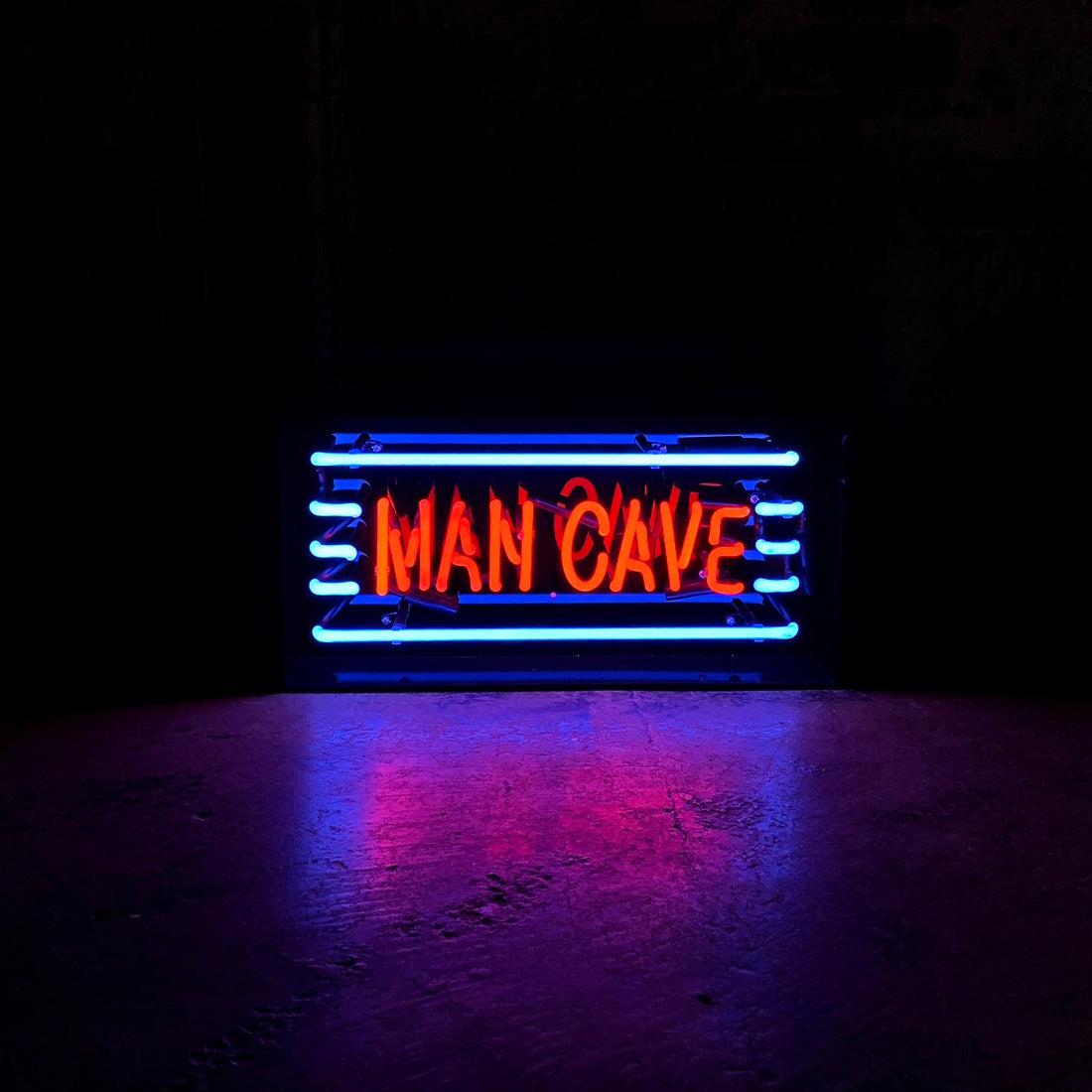 'Man Cave' Acrylic Box Neon Light - Locomocean Ltd