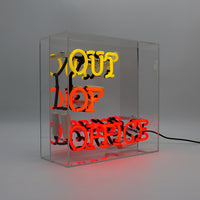 'Out Of Office' Glass Neon Sign - Locomocean Ltd
