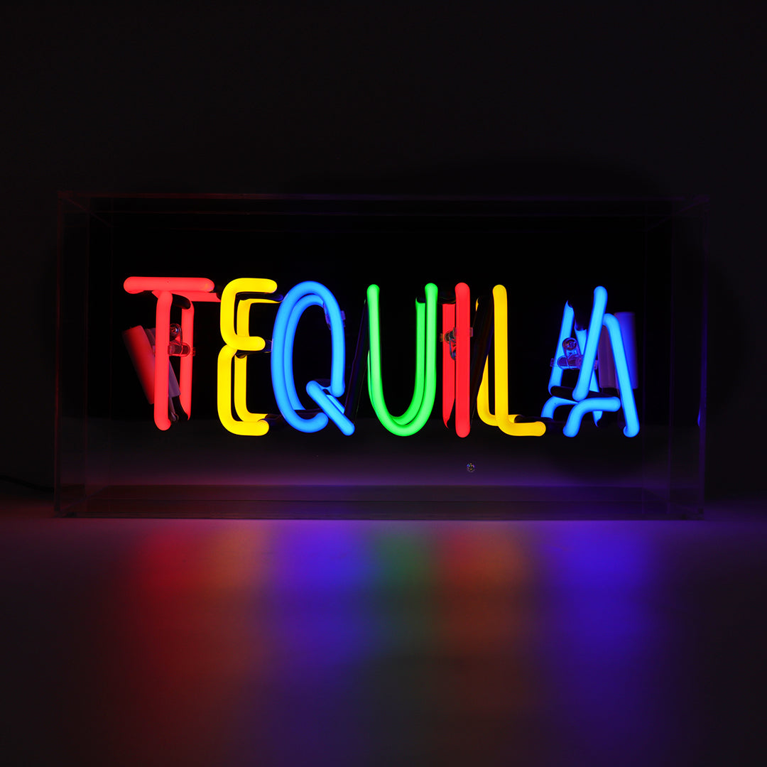 'Tequila' Glass Neon Sign - Locomocean Ltd