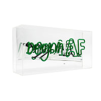 'Vegan AF' Glass Neon Sign - Locomocean Ltd