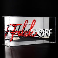 'Fuck Off' Acrylic Box Neon Light - Locomocean Ltd