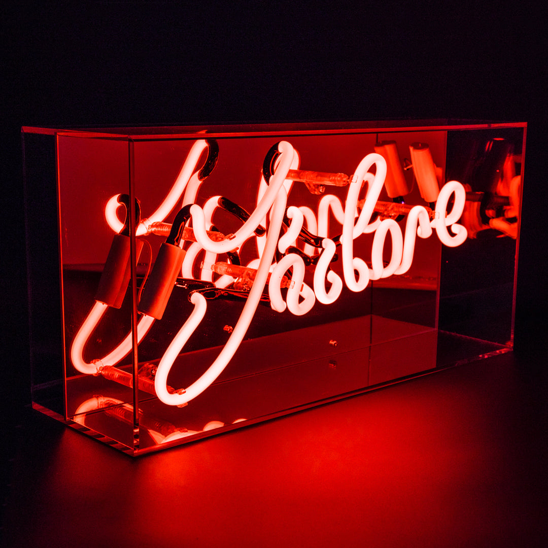 'J'adore' Acrylic Box Neon Light - Locomocean Ltd