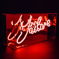 'J'adore' Acrylic Box Neon Light - Locomocean Ltd
