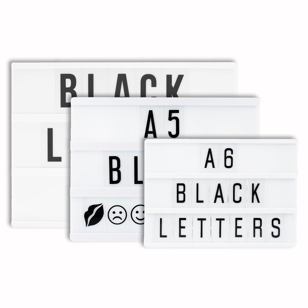 Black Extra Letter Pack