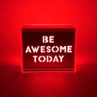 Red - Mini Acrylic Box LED - Locomocean Ltd
