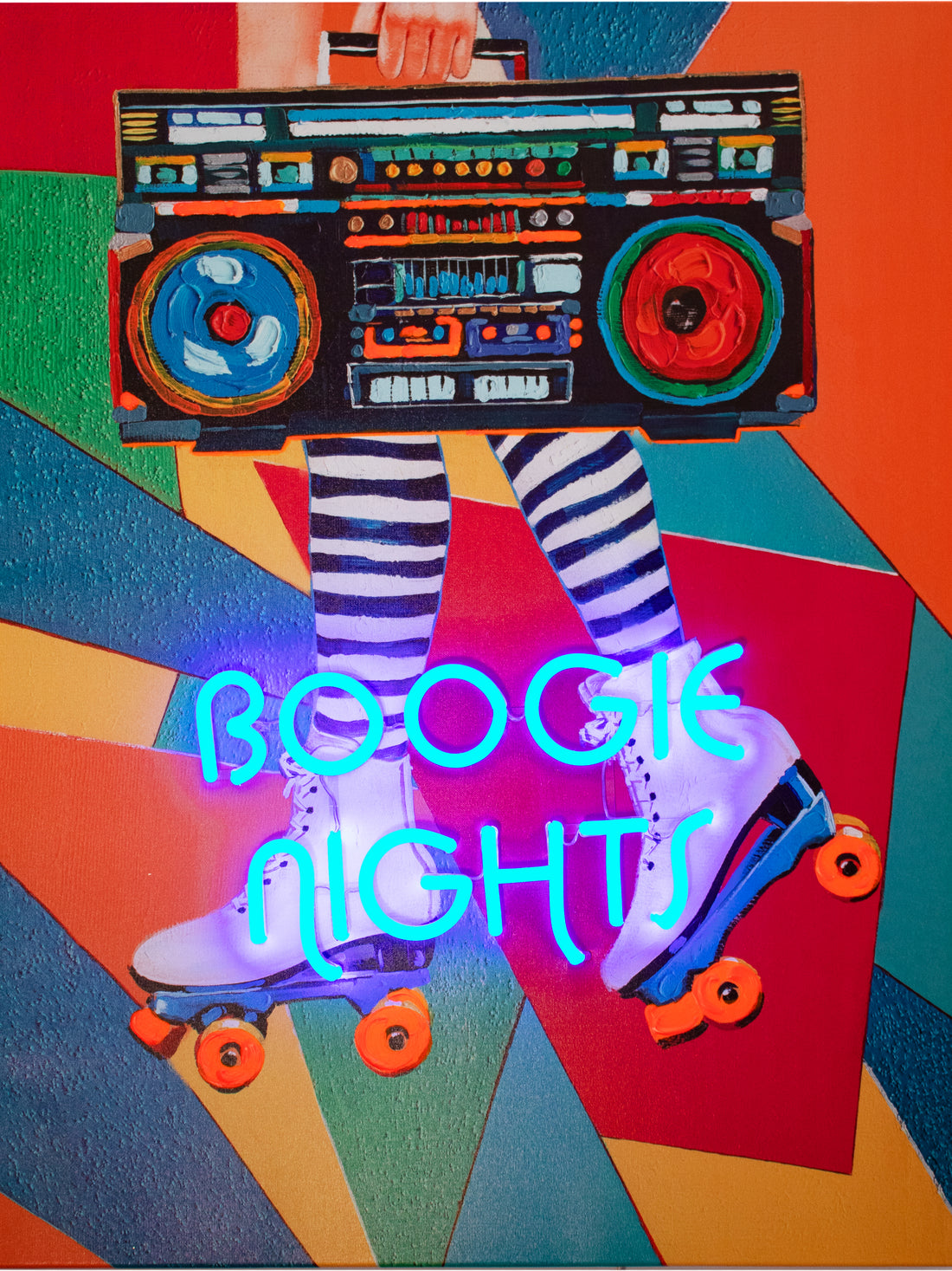 'Boogie Nights' Wall Artwork - LED Neon - Locomocean