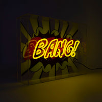 'Bang!' Large Glass Neon Sign - Coming Soon! - Locomocean Ltd