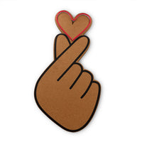 LED Corkboard - Finger Heart - Locomocean Ltd