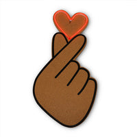 LED Corkboard - Finger Heart - Locomocean Ltd