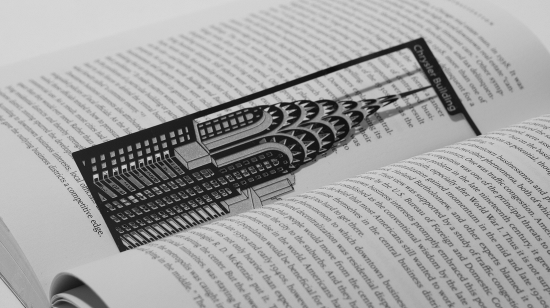 Chrysler Building - Stainless Steel Bookmark - Locomocean Ltd