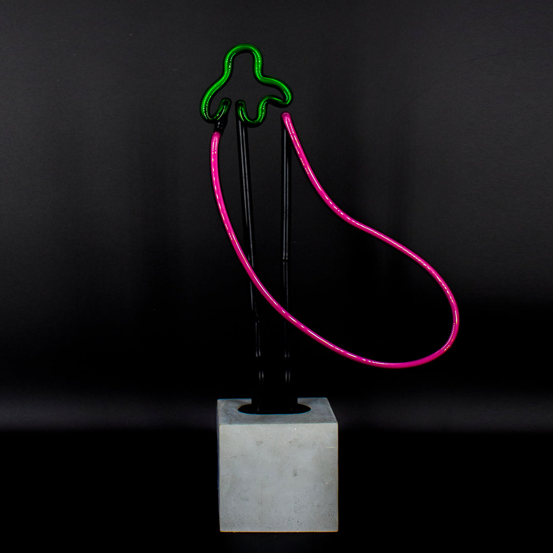 Neon 'Eggplant' Sign - Locomocean