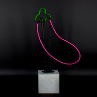 Neon 'Eggplant' Sign - Locomocean