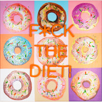 'F the Diet' Wall Artwork - LED Neon - Locomocean
