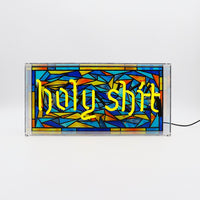 'Holy Shit' Glass Neon Sign - Coming Soon! - Locomocean Ltd